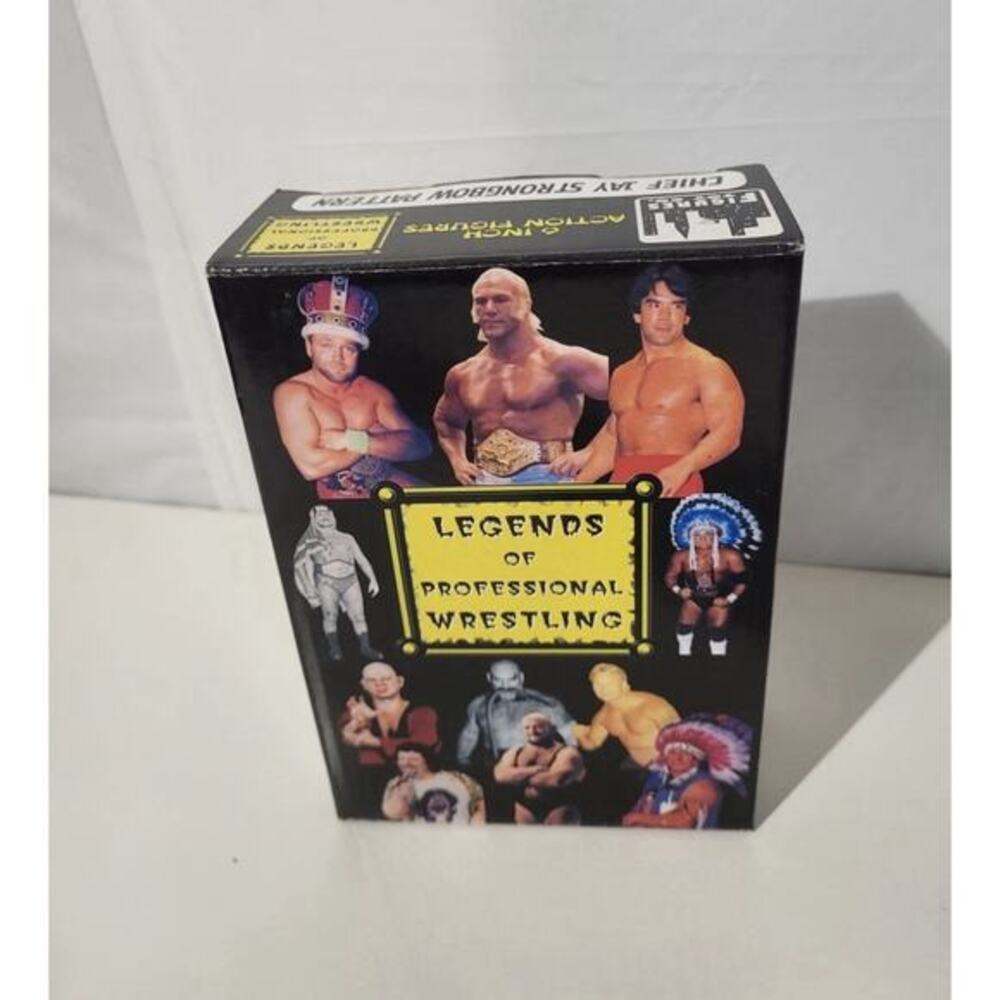 2001 Chief Jay Strongbow Pattern Legends of Professional Wrestling Action Figure